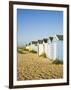 Old Beach Huts, Southwold, Suffolk, England, United Kingdom-Amanda Hall-Framed Photographic Print