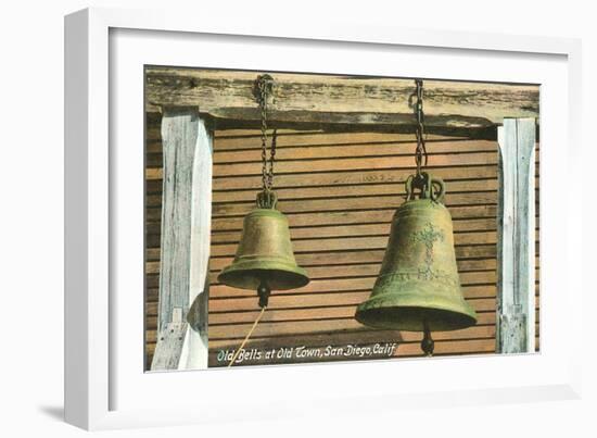 Old Bells in Old Town, San Diego, California-null-Framed Art Print