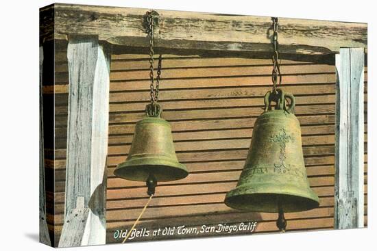 Old Bells in Old Town, San Diego, California-null-Stretched Canvas