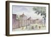 Old Bethlehem Hospital, Moorfields, City of London, 1850-null-Framed Giclee Print