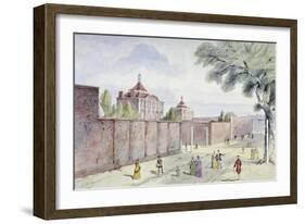 Old Bethlehem Hospital, Moorfields, City of London, 1850-null-Framed Giclee Print