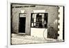 Old Bicycle at the Livery, Bermuda-George Oze-Framed Photographic Print