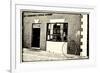 Old Bicycle at the Livery, Bermuda-George Oze-Framed Photographic Print