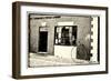 Old Bicycle at the Livery, Bermuda-George Oze-Framed Photographic Print