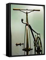 Old Bicycle, Karlovac, Croatia-Russell Young-Framed Stretched Canvas