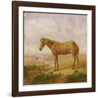 Old Billy, a Draught Horse, Aged 62 (Oil on Panel)-Charles Towne-Framed Giclee Print
