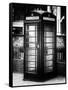 Old Black Telephone Booth on a Street in London - City of London - UK - England - United Kingdom-Philippe Hugonnard-Framed Stretched Canvas