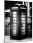 Old Black Telephone Booth on a Street in London - City of London - UK - England - United Kingdom-Philippe Hugonnard-Mounted Photographic Print