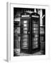 Old Black Telephone Booth on a Street in London - City of London - UK - England - United Kingdom-Philippe Hugonnard-Framed Photographic Print