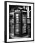 Old Black Telephone Booth on a Street in London - City of London - UK - England - United Kingdom-Philippe Hugonnard-Framed Photographic Print