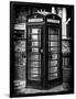 Old Black Telephone Booth on a Street in London - City of London - UK - England - United Kingdom-Philippe Hugonnard-Framed Photographic Print