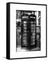 Old Black Telephone Booth on a Street in London - City of London - UK - England - United Kingdom-Philippe Hugonnard-Framed Stretched Canvas