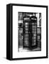 Old Black Telephone Booth on a Street in London - City of London - UK - England - United Kingdom-Philippe Hugonnard-Framed Stretched Canvas