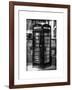 Old Black Telephone Booth on a Street in London - City of London - UK - England - United Kingdom-Philippe Hugonnard-Framed Art Print