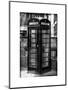 Old Black Telephone Booth on a Street in London - City of London - UK - England - United Kingdom-Philippe Hugonnard-Mounted Art Print