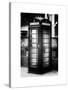 Old Black Telephone Booth on a Street in London - City of London - UK - England - United Kingdom-Philippe Hugonnard-Stretched Canvas