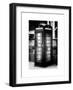 Old Black Telephone Booth on a Street in London - City of London - UK - England - United Kingdom-Philippe Hugonnard-Framed Art Print