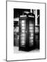Old Black Telephone Booth on a Street in London - City of London - UK - England - United Kingdom-Philippe Hugonnard-Mounted Art Print
