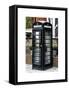 Old Black Telephone Booth on a Street in London - City of London - UK - England - United Kingdom-Philippe Hugonnard-Framed Stretched Canvas