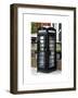 Old Black Telephone Booth on a Street in London - City of London - UK - England - United Kingdom-Philippe Hugonnard-Framed Art Print