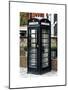 Old Black Telephone Booth on a Street in London - City of London - UK - England - United Kingdom-Philippe Hugonnard-Mounted Art Print