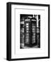 Old Black Telephone Booth on a Street in London - City of London - UK - England - United Kingdom-Philippe Hugonnard-Framed Art Print