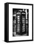 Old Black Telephone Booth on a Street in London - City of London - UK - England - United Kingdom-Philippe Hugonnard-Framed Stretched Canvas