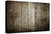 Old Black Wood Texture (For Background)-caesart-Stretched Canvas