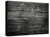 Old Black Wood Texture (For Background)-caesart-Stretched Canvas