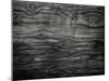 Old Black Wood Texture (For Background)-caesart-Mounted Photographic Print