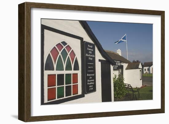Old Blacksmiths Shop Wedding Room, Gretna Green, Dumfries, Scotland, United Kingdom-James Emmerson-Framed Photographic Print