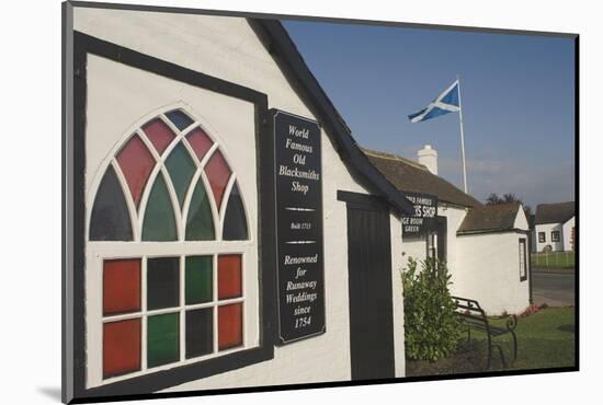 Old Blacksmiths Shop Wedding Room, Gretna Green, Dumfries, Scotland, United Kingdom-James Emmerson-Mounted Photographic Print