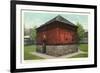 Old Block House, Pittsburgh-null-Framed Art Print