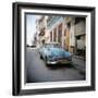 Old Blue American Car, Cienfugeos, Cuba, West Indies, Central America-Lee Frost-Framed Photographic Print