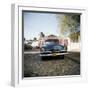 Old Blue American Car, Trinidad, Cuba, West Indies, Central America-Lee Frost-Framed Photographic Print