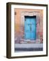 Old Blue Door, San Miguel, Guanajuato State, Mexico-Julie Eggers-Framed Photographic Print