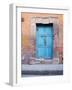 Old Blue Door, San Miguel, Guanajuato State, Mexico-Julie Eggers-Framed Photographic Print