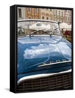 Old Blue Skoda Car, Old Town, Prague, Czech Republic, Europe-Martin Child-Framed Stretched Canvas