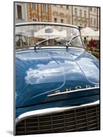 Old Blue Skoda Car, Old Town, Prague, Czech Republic, Europe-Martin Child-Mounted Photographic Print