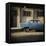 Old Blue Soviet Car, Havana, Cuba, West Indies, Central America-Lee Frost-Framed Stretched Canvas