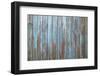 Old Blue Wood Wall-geargodz-Framed Photographic Print