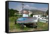 Old Boat, Katelios, Kefalonia, Greece-Peter Thompson-Framed Stretched Canvas