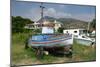 Old Boat, Katelios, Kefalonia, Greece-Peter Thompson-Mounted Photographic Print
