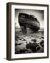 Old Boat on Sand-Craig Roberts-Framed Photographic Print
