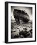 Old Boat on Sand-Craig Roberts-Framed Photographic Print