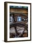 Old Boat Steering Wheel-Nathan Wright-Framed Photographic Print