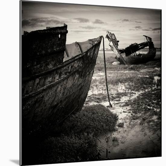 Old Boats on Sand-Craig Roberts-Mounted Photographic Print