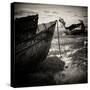 Old Boats on Sand-Craig Roberts-Stretched Canvas