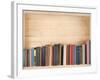 Old Books on a Wooden Shelf.-donatas1205-Framed Photographic Print