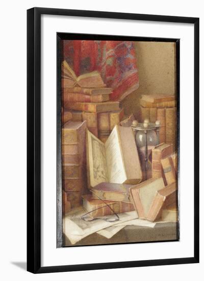 Old Books to Read-Frederick Spencer-Framed Giclee Print